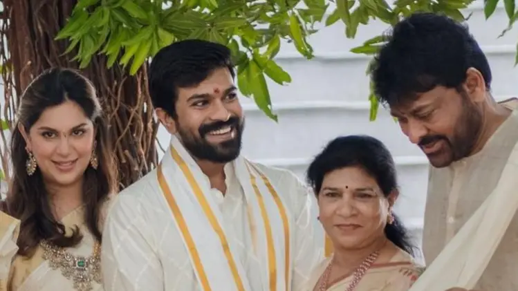 Upasana, Ram Charan, Chiranjeevi