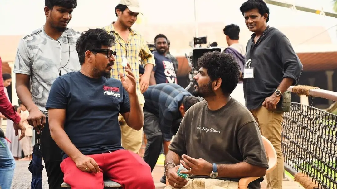Vignesh Shivan Drops Recent Update From LIC Sets With Ravi Varman, Says 'Working With The Best' Vignesh Shivan and Ravi Varman on LIC sets