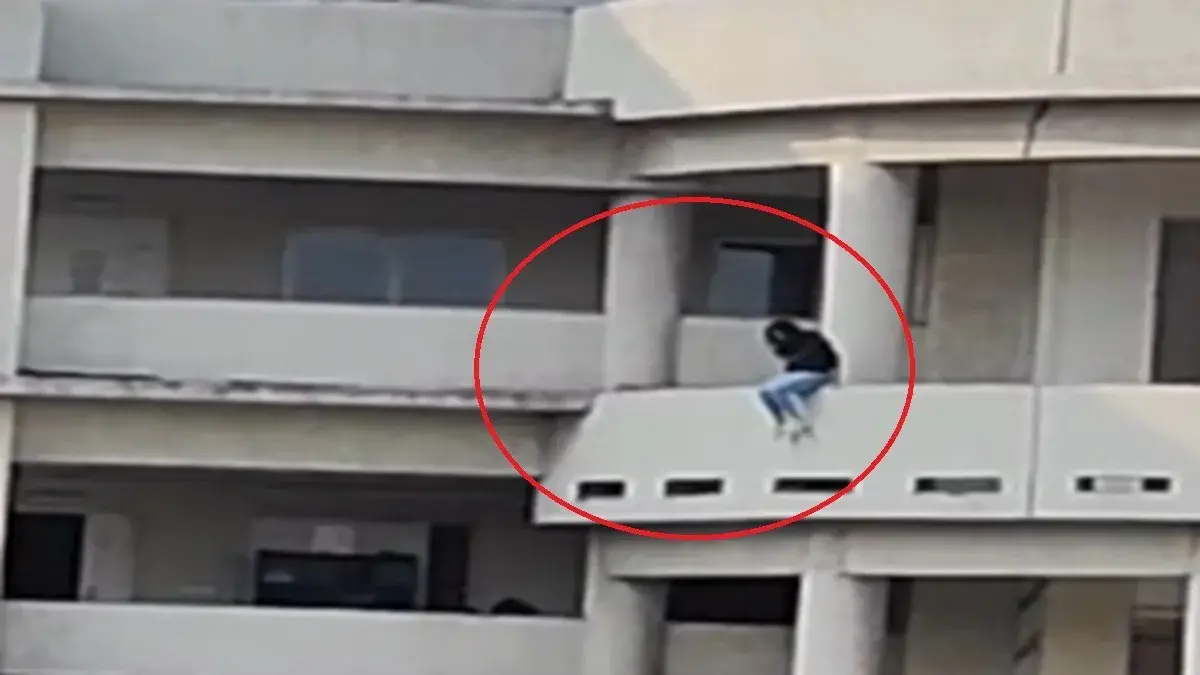 Disturbing video captures engineering student's suicide