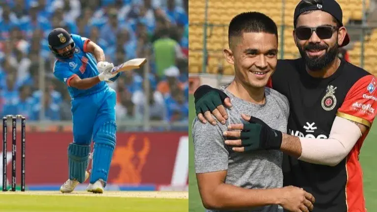 Sunil Chhetri shares motivational post for Rohit Sharma-led Team India during ODI World Cup final Sunil Chhetri wishes team India