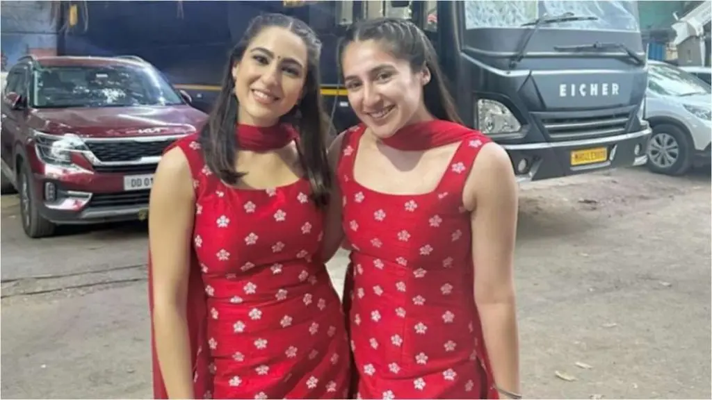 Sara Ali Khan with her doppleganger