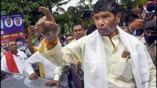 Union minister Pashupati Kumar Paras