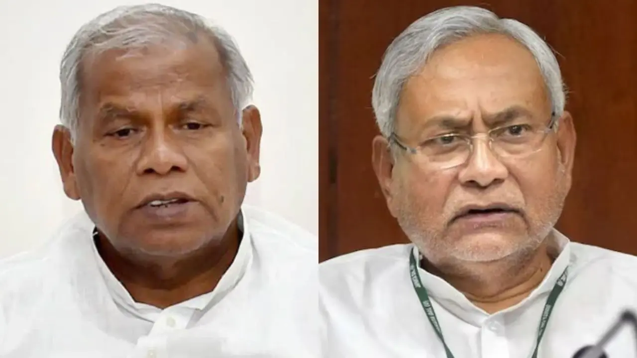 Jitan ram manjhi & Nitish Kumar
