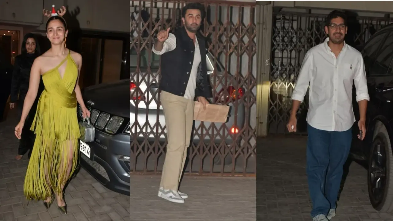 Christmas 2023: Brahmastra team Alia Bhatt, Ranbir Kapoor, Ayan Mukerji reunite for celebrations Alia Bhatt