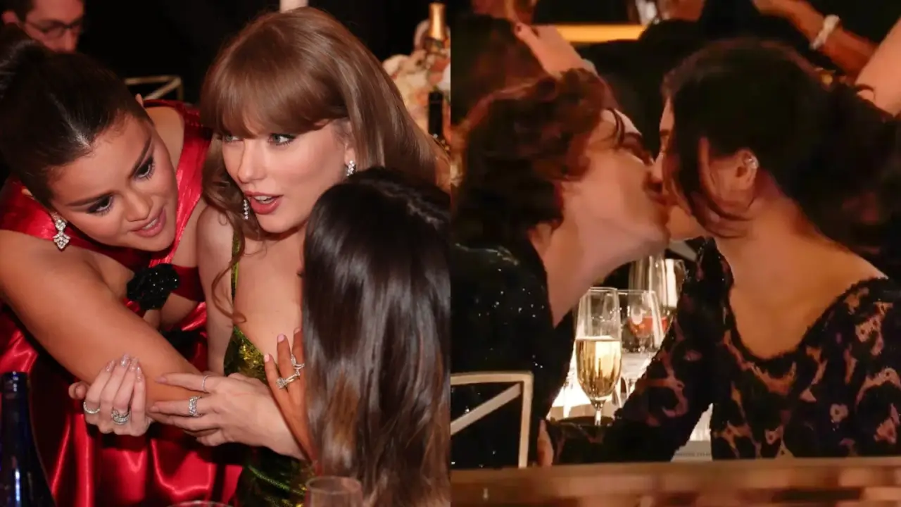 Selena Gomez, Taylor Swift were discussing Timothee-Kylie in viral Golden Globes video? Taylor Swift