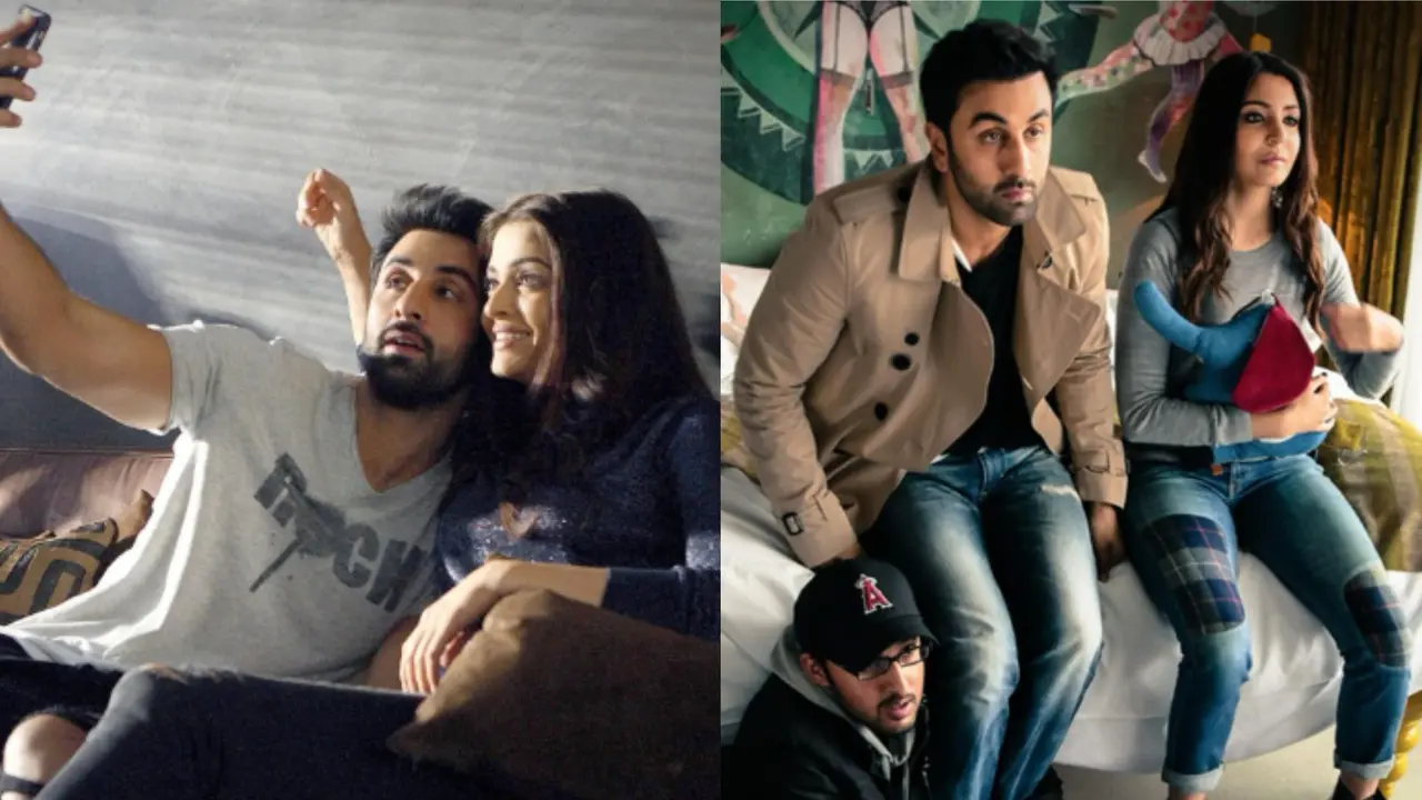 Ranbir Clicks A Selfie With Aishwarya, Poses Candidly With Anushka Sharma In Ae Dil Hai Mushkil BTS Ae Dil Hai Mushkil