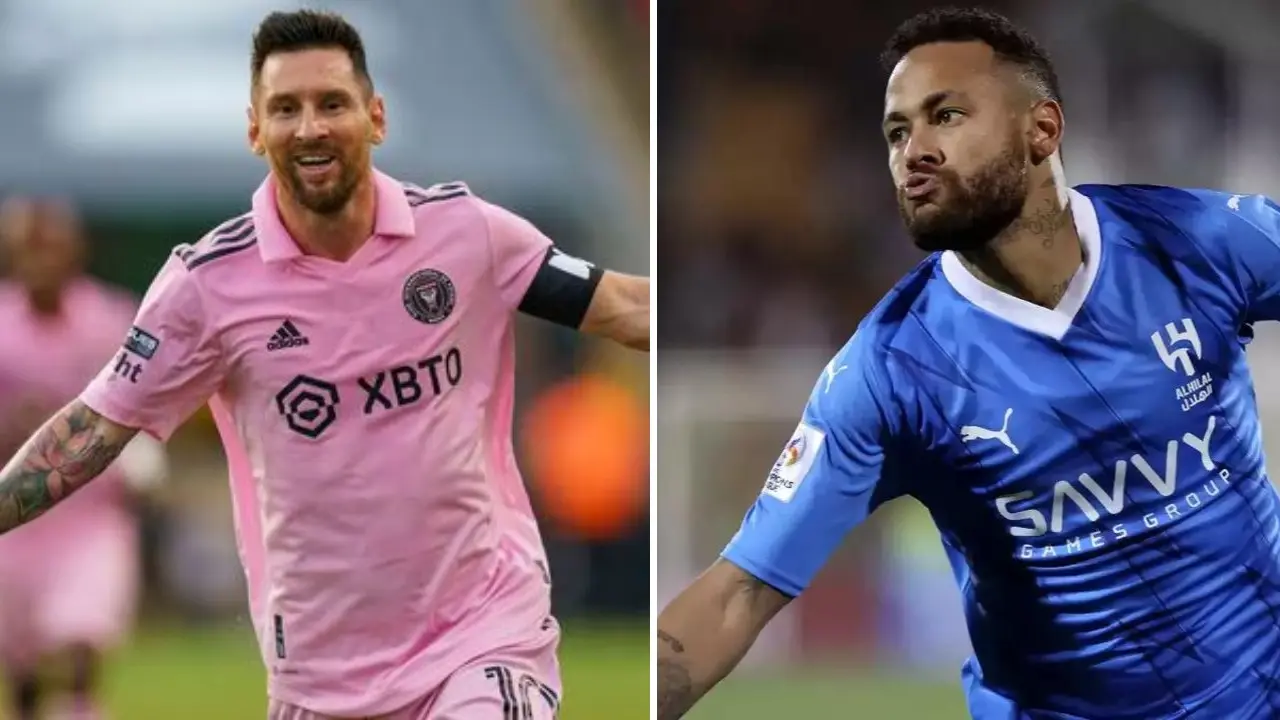 Are Lionel Messi and Neymar playing tonight in Al-Hilal vs Inter Miami match? Lionel Messi and Neymar Jr.