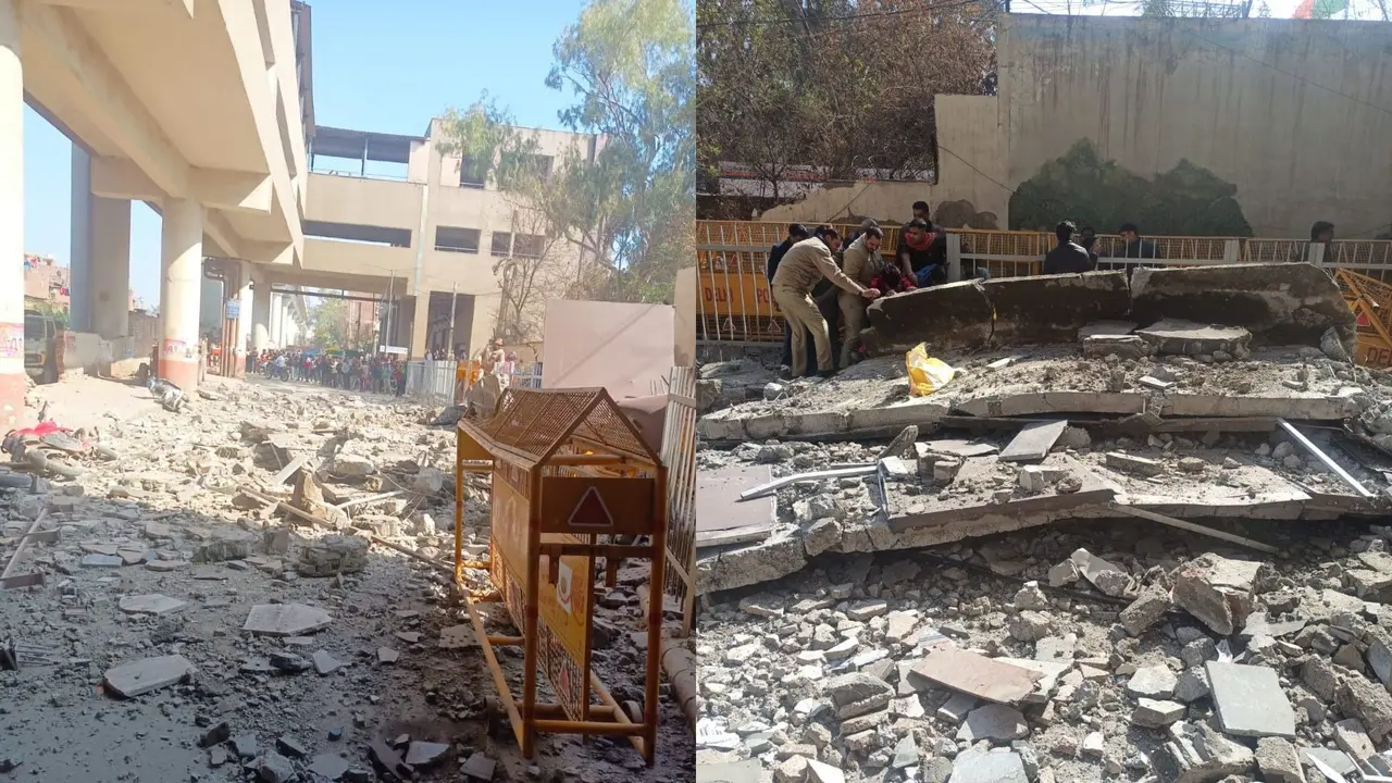 Gokulpuri Metro Wall Collapse: 1 Killed, 4 Injured In Horrific Incident, Several Bikes Crushed Metro Slab Collapses in Delhi