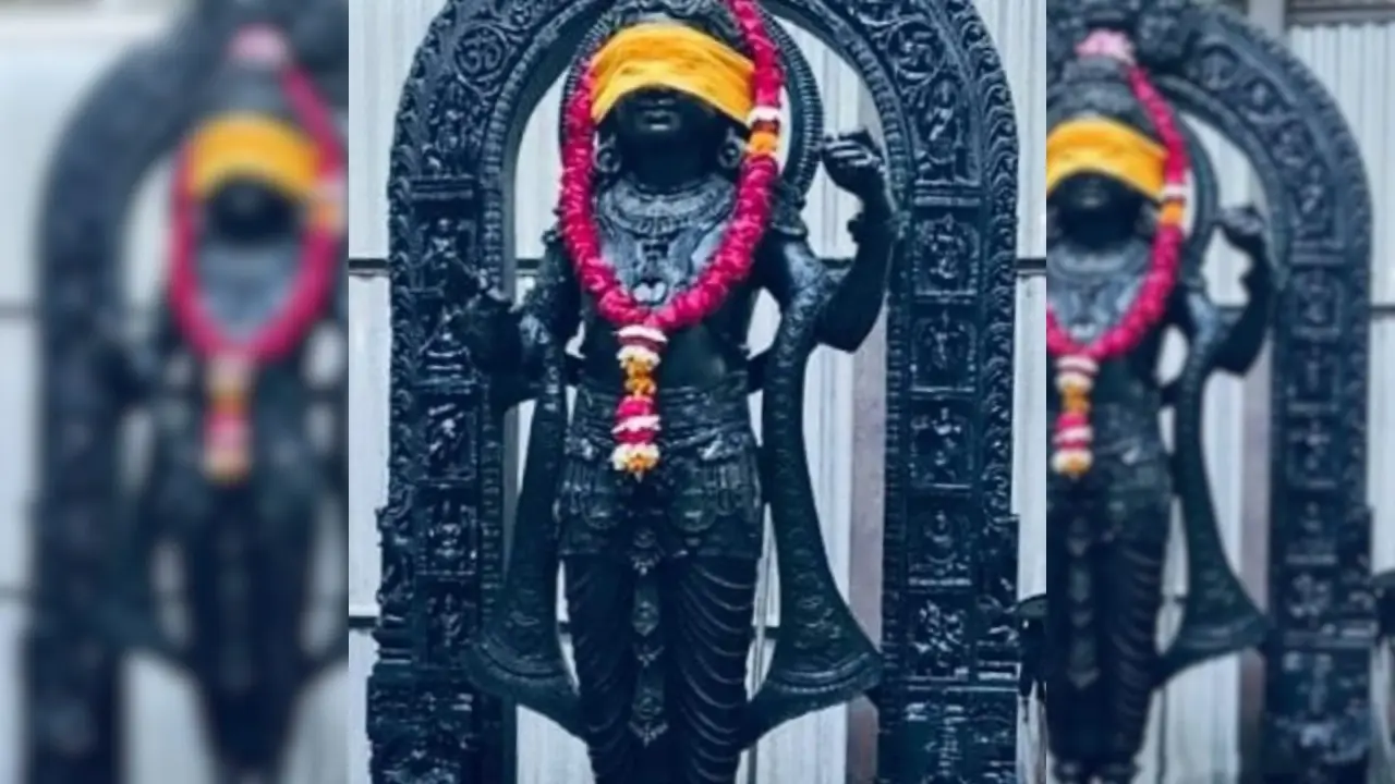 Ram Lalla Idol in Ayodhya Ram Mandir