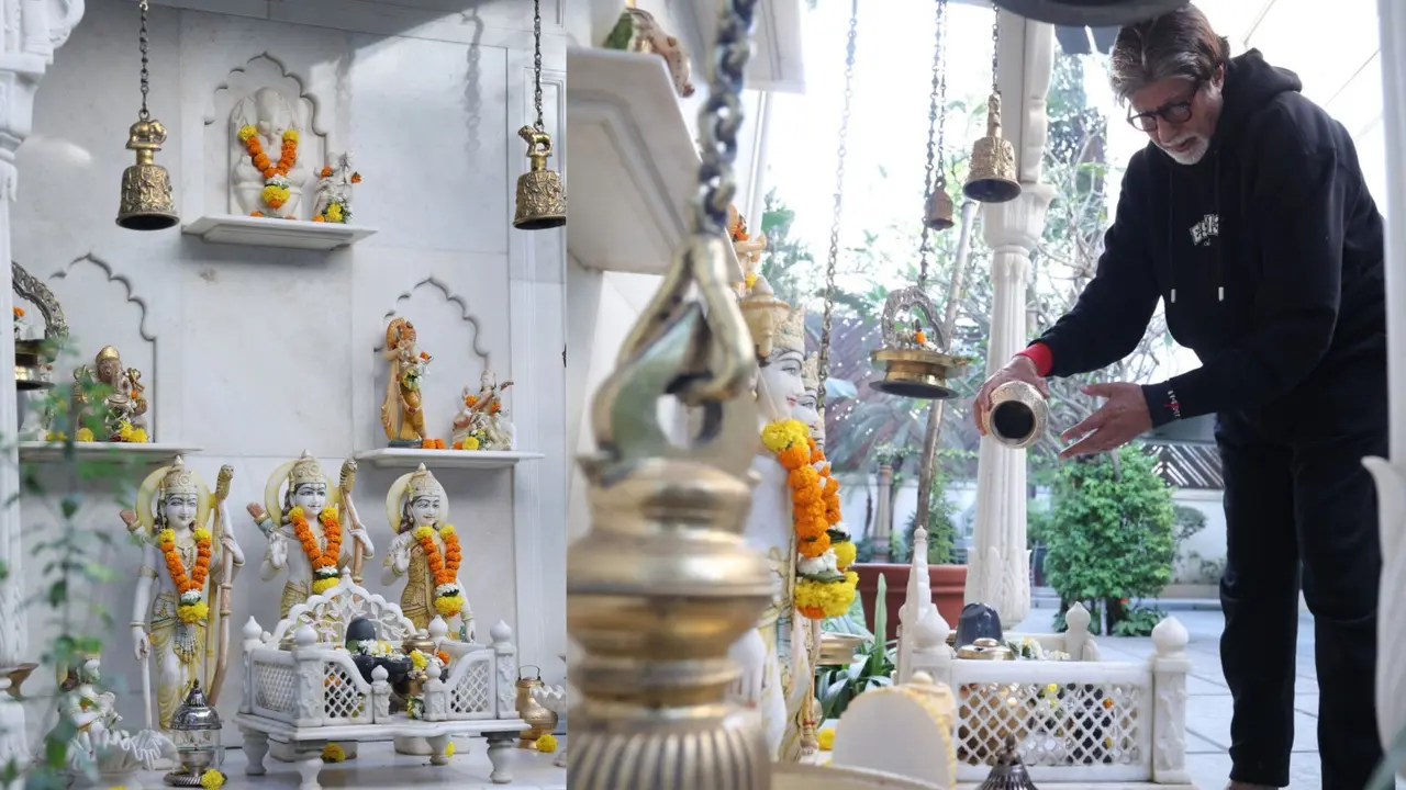 Amitabh Bachchan Shares Glimpse Of His Jalsa Temple, Shows Beautiful Idol Of Lord Ram, Goddess Sita Amitabh Bachchan