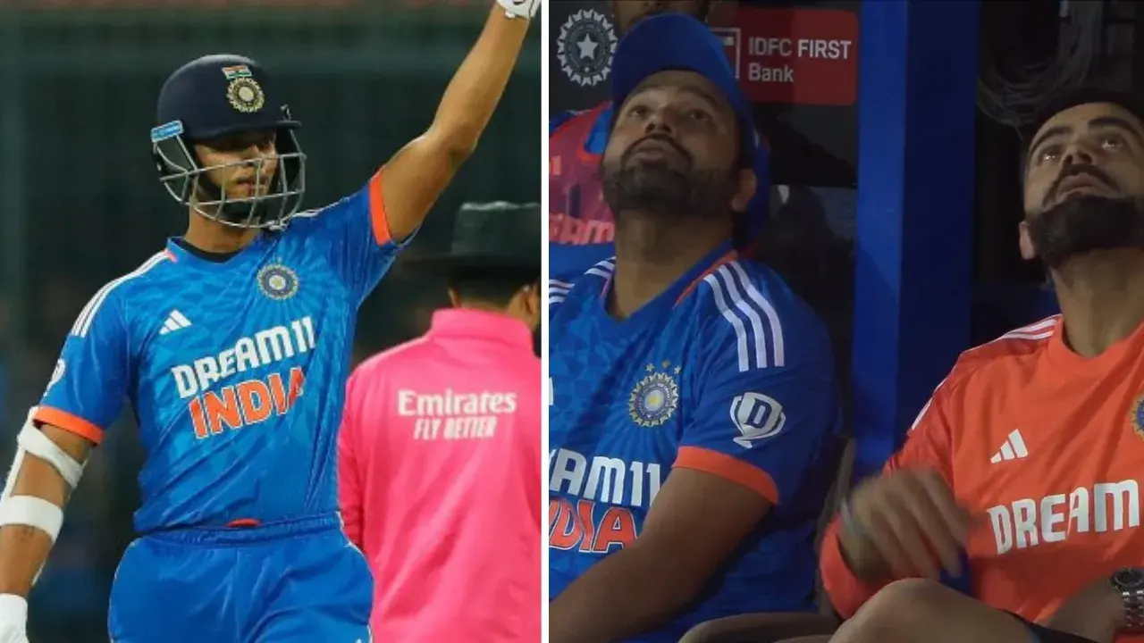 Yashasvi Jaiswal, Rohit Sharma and Virat Kohli