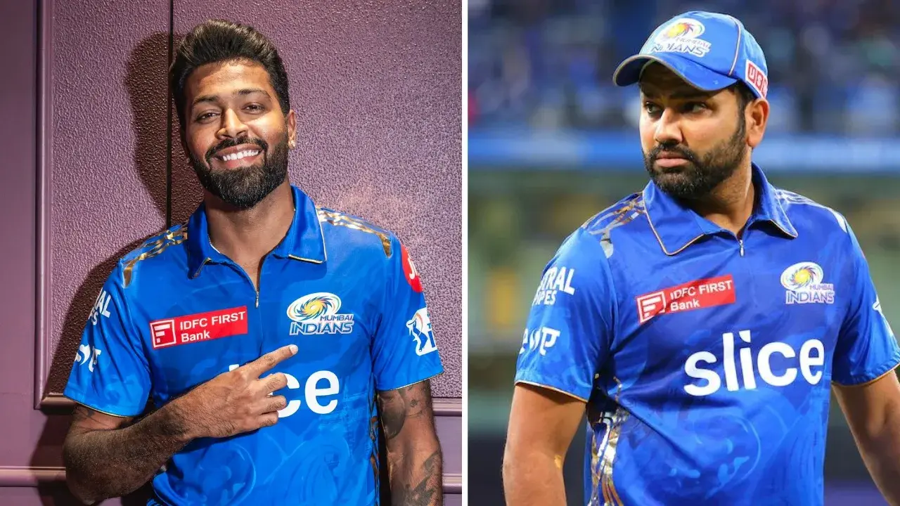 Hardik Pandya and Rohit Sharma