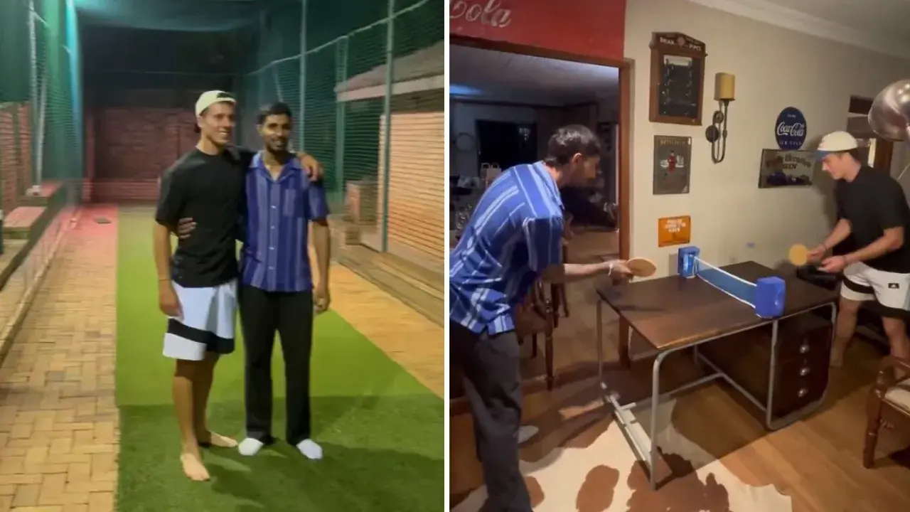 Tilak Varma and Dewald Brewis