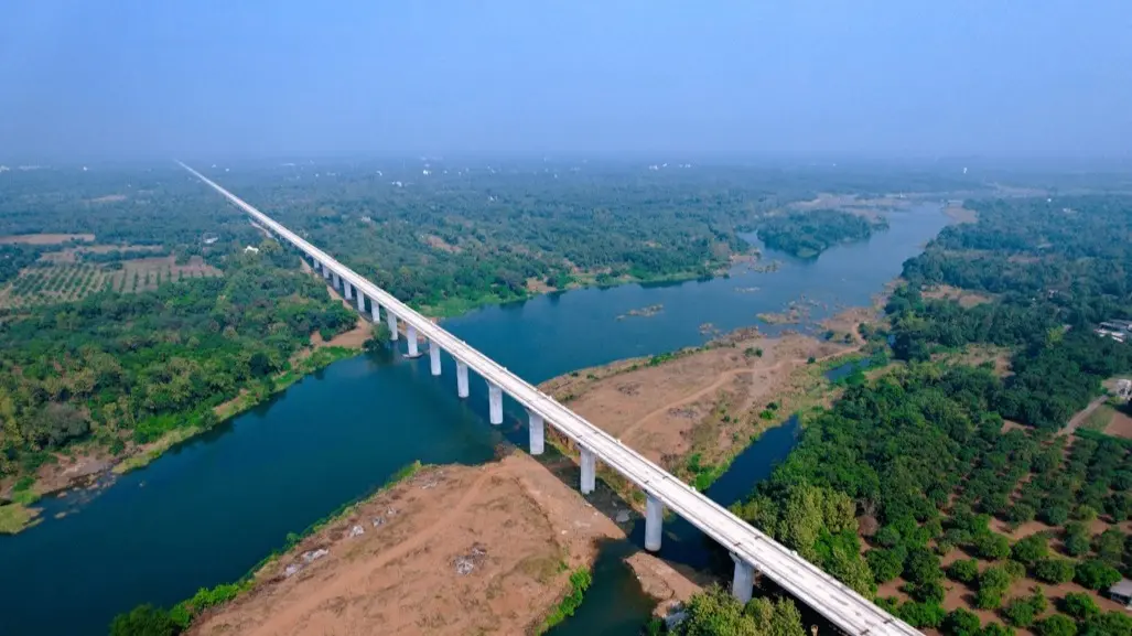 Manjhawali Bridge Connecting Greater Noida and Faridabad To Be Ready By This March Auranga Bridge in Valsad, Gujarat
