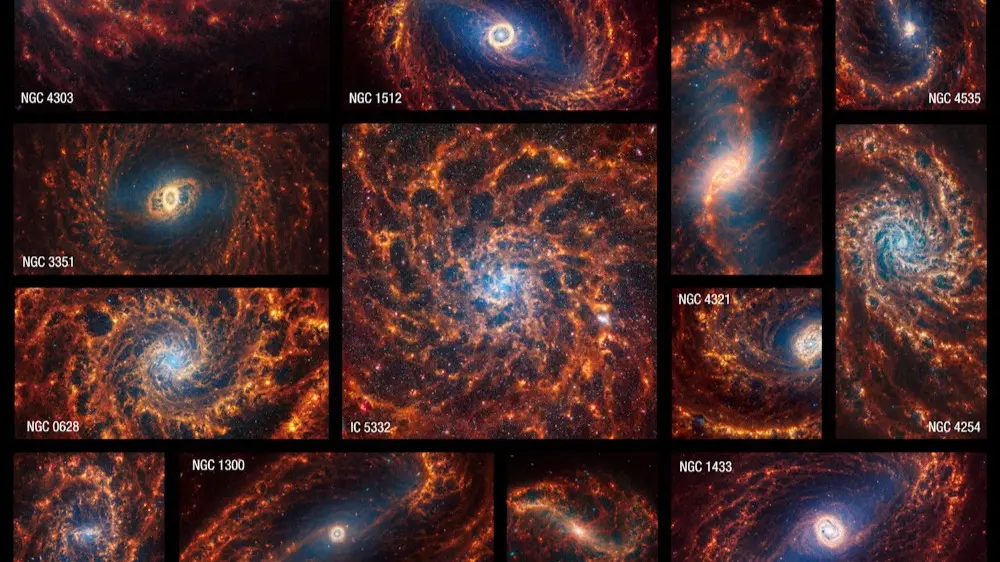 James Webb Space Telescope Captures ‘Stunning’ Images Of 19 Spiral Galaxies Webb telescope captures 'stunning' images of 19 spiral galaxies