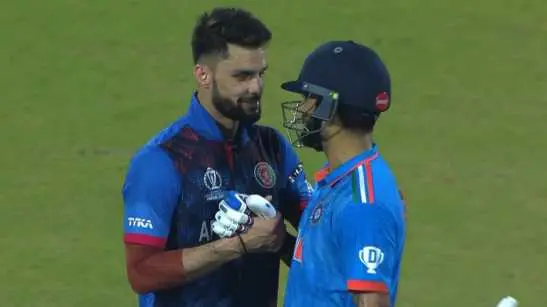 Virat Kohli and Naveen ul-Haq ended the long lasting feud during the IND vs AFG CWC 2023 match.