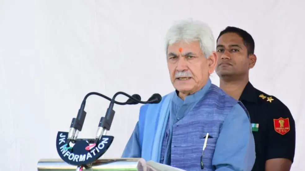 J&K LG Manoj Sinha