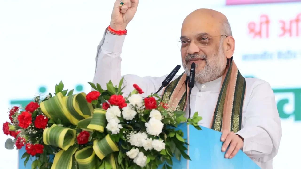 Union Home Minister Amit Shah is on a two-day visit to Tripura