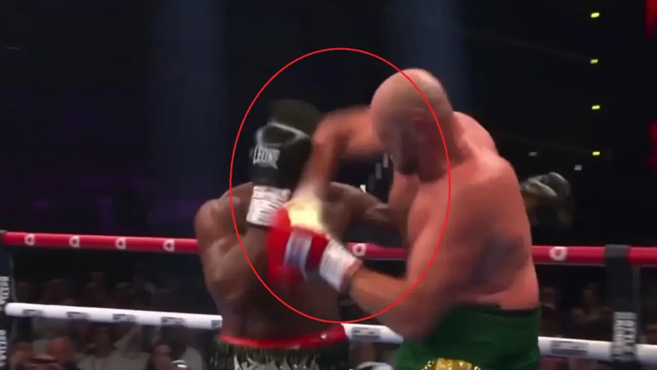 Francis Ngannou furious after Tyson Fury uses forbidden move in boxing match: 'This was illegal' Francis Ngannou vs Tyson Fury