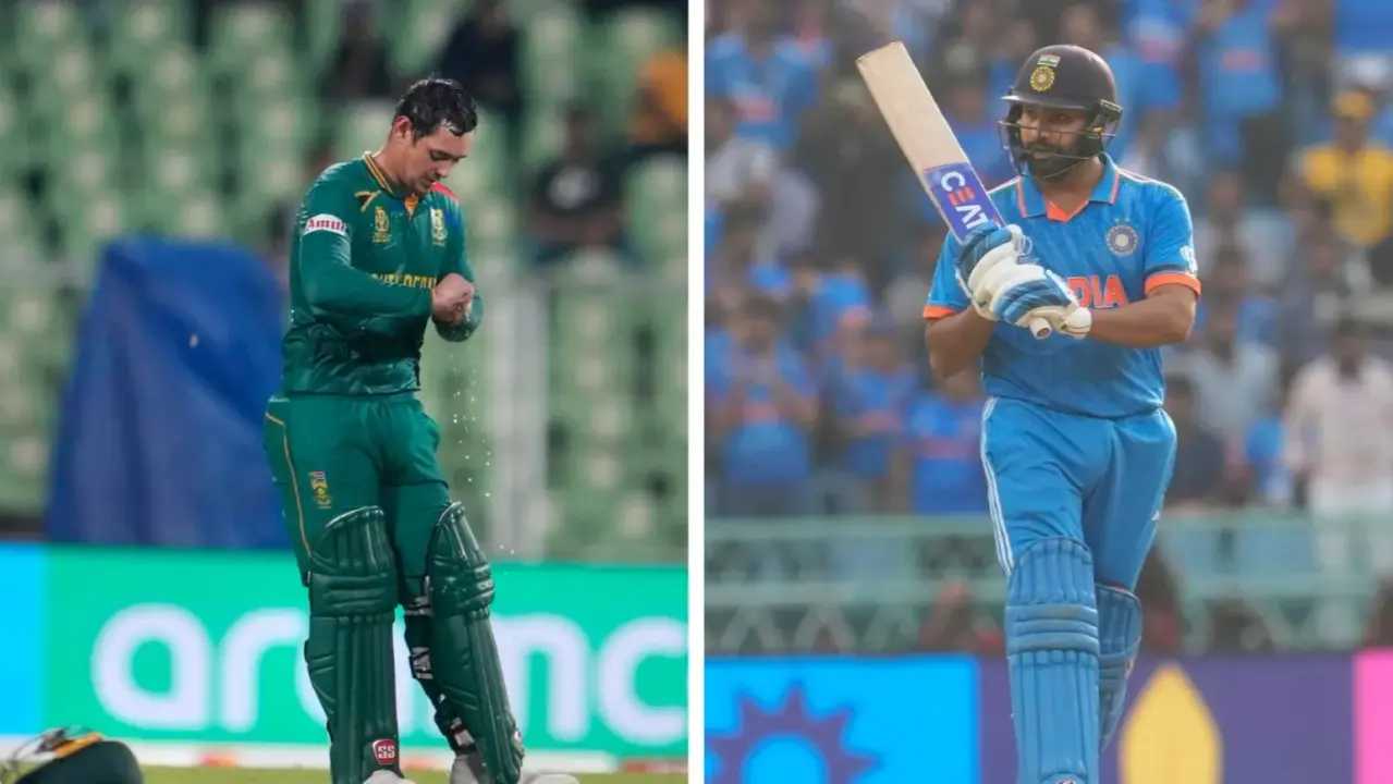 Quinton de Kock and Rohit Sharma