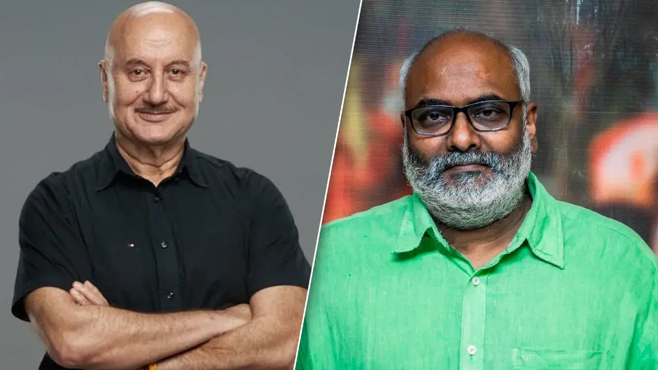 Anupam Kher gives a tour of Oscar-winner MM Keeravaani's home, says it's like visiting a pilgrimage Anupam Kher, MM Keeravaani