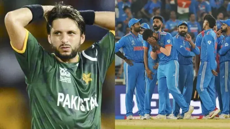 Former Pakistan captain Shahid Afridi faces ire of Indian fans over harsh remark on World Cup loss Shahid Afridi and Indian cricket team