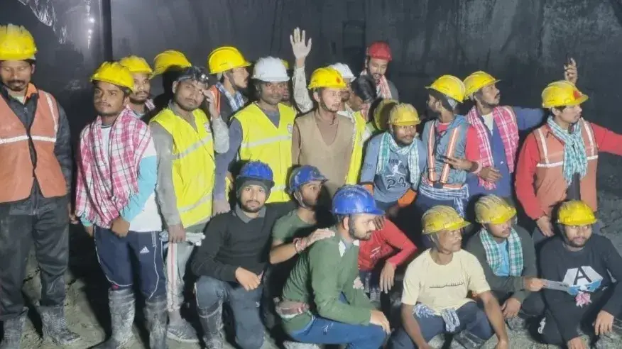 How India rescued 41 workers trapped in Uttarkashi tunnel 17 days ...