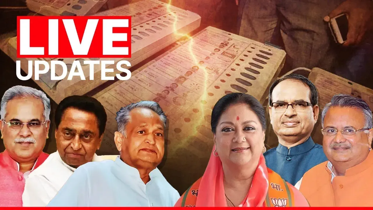 Rajasthan, MP, Telangana, Chhattisgarh assembly election results LIVE updates: Counting starts 8 AM assembly election results