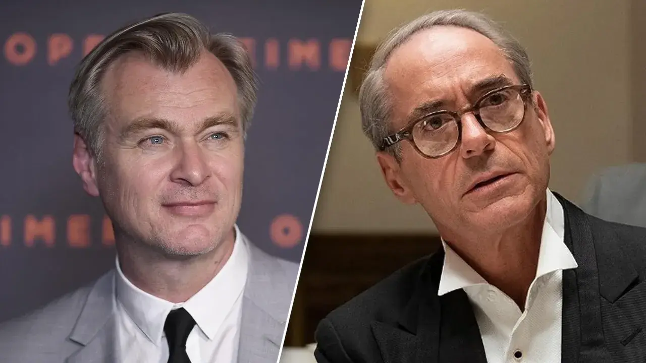 Robert Downey Jr. and Christopher Nolan