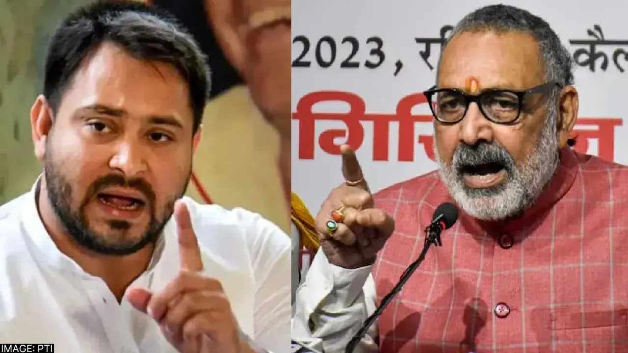 Tejashwi Yadav and Giriraj Singh