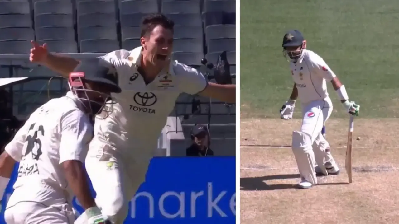 AUS vs PAK: Babar Azam's horror show continues, stung by Pat Cummins' unbelievable delivery - WATCH Pat Cummins, Babar Azam