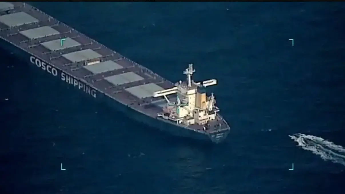 Indian navy cargo ship rescue