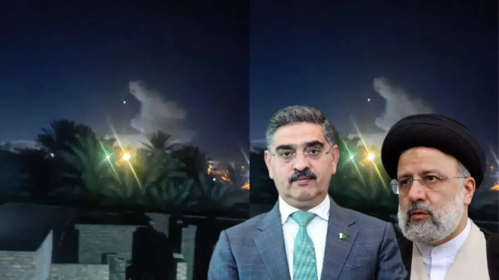 Pakistan's Caretaker Prime Minister Anwaar ul-Haq Kakar and Iranian President Ebrahim Raisi