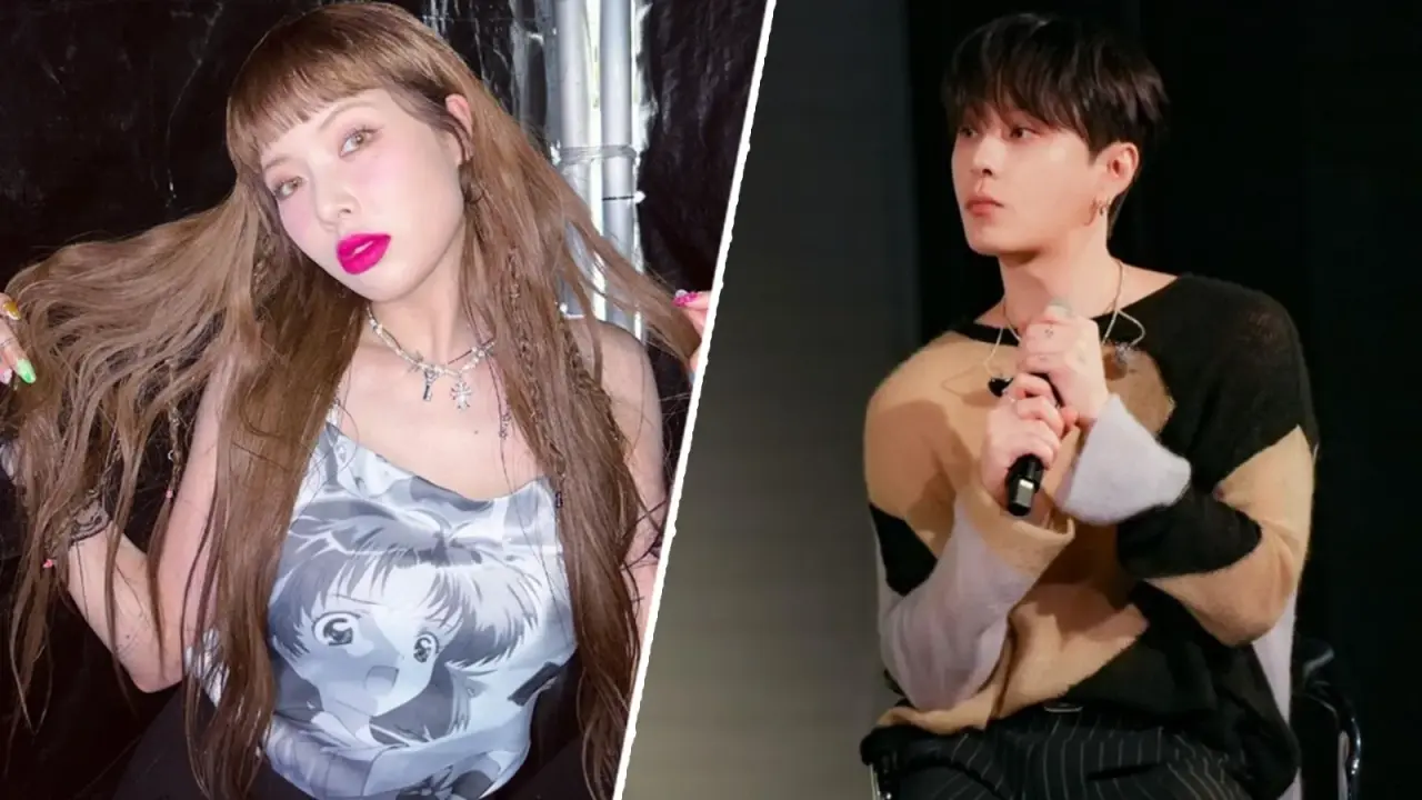 A file photo of HyunA and Junhyung