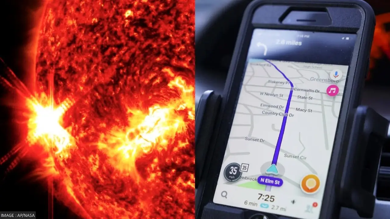 Solar Storm Sun GPS Flares Sun