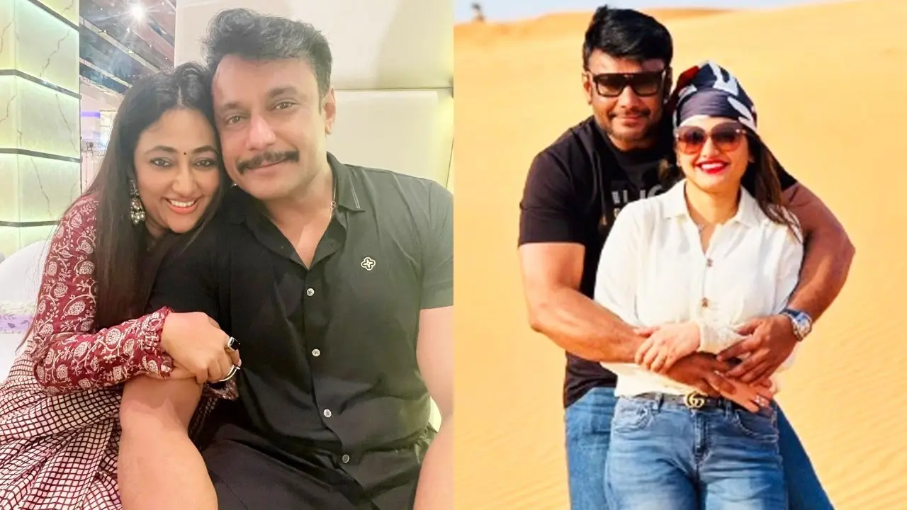 Pavithra Gowda Shares Mushy Photos With Darshan Thoogudeepa, Wife Vijaylakshmi Warns Of Legal Action Darshan