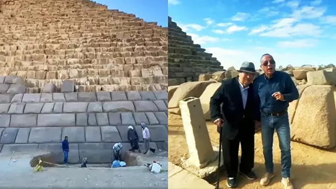 Cladding The Pyramids Egypt Renovating One of Ancient Pyramids Using Granite, Historians are ...
