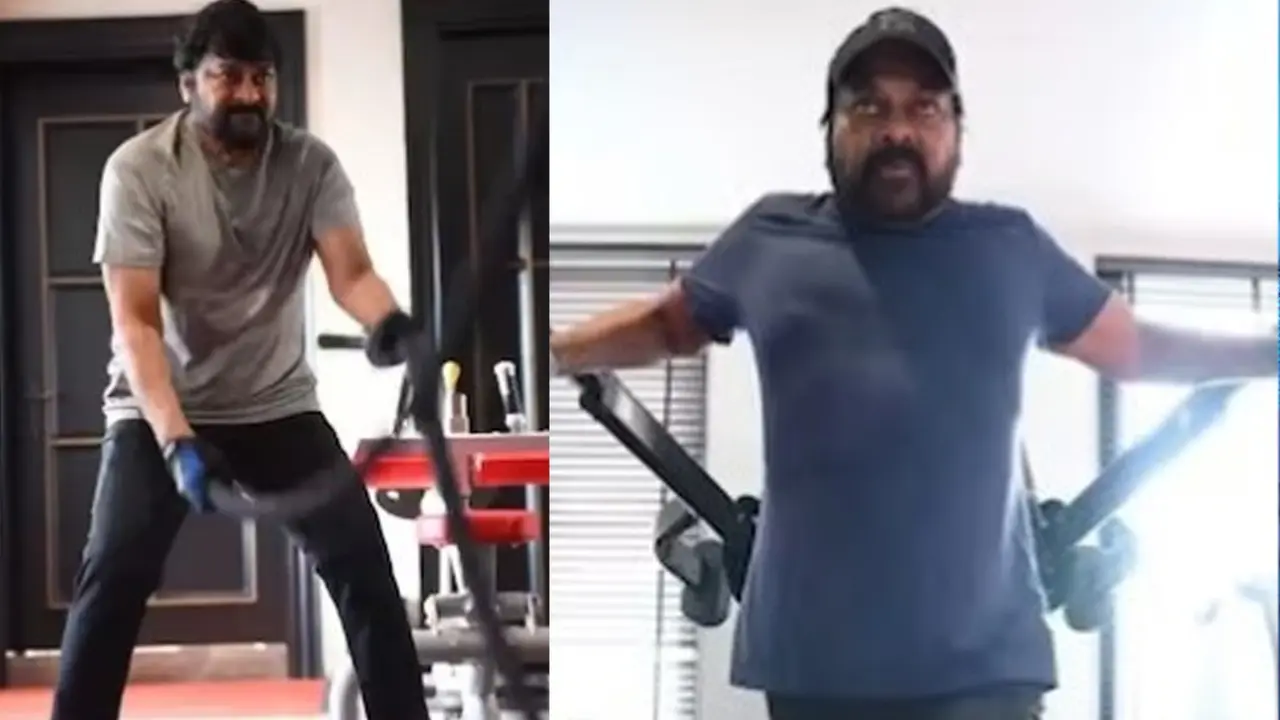 Chiranjeevi Gears Up For His Next Film Vishwambhara, Shares Video Of His Intense Training Regime Chiranjeevi hits the gym
