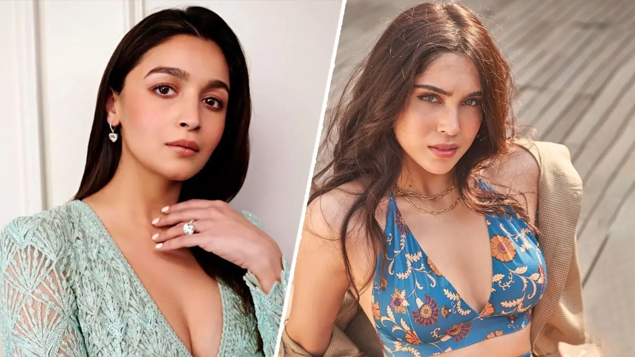 A file photo of Alia Bhatt, Sharvari Wagh