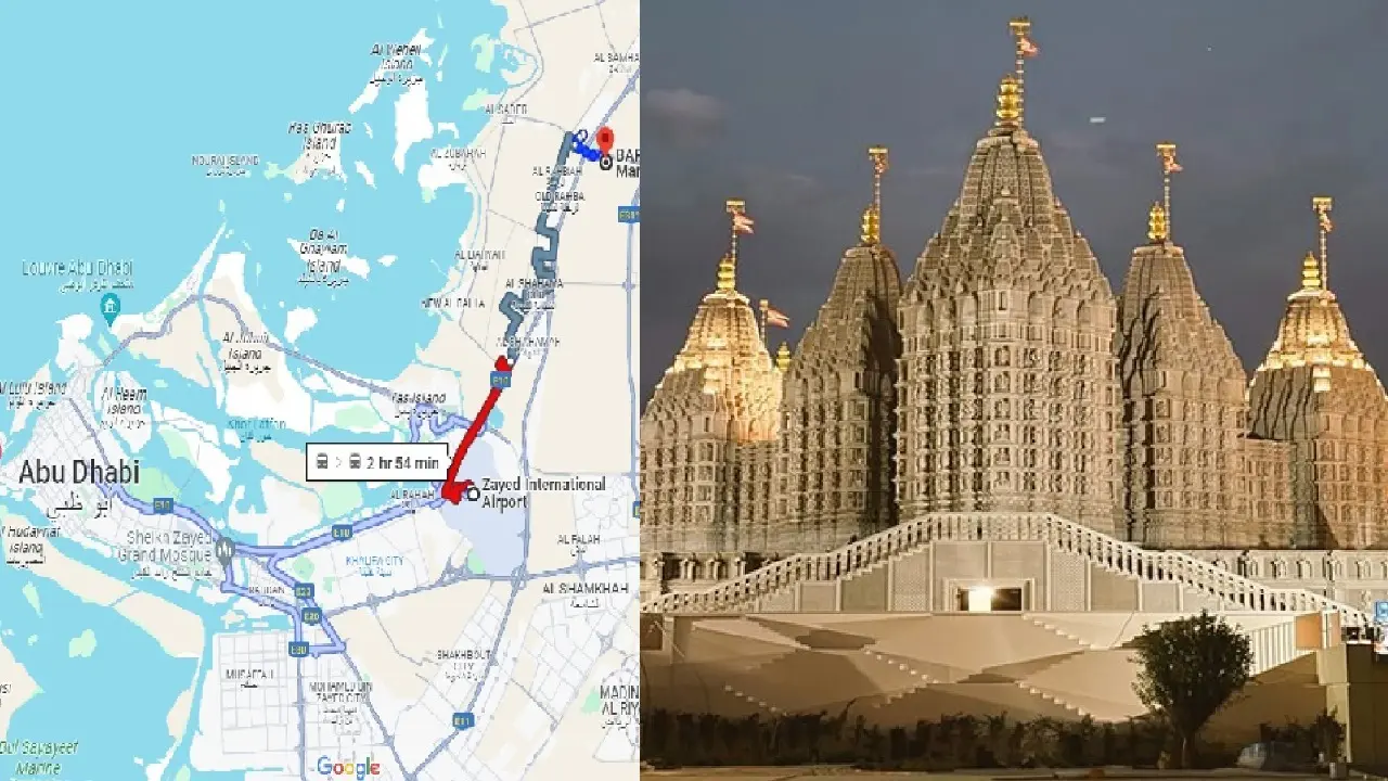 BAPS Temple Abu Dhabi: How To Reach Mandir From Zayed International Airport | Full Details Inside BAPS Temple Abu Dhabi