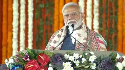 PM Modi in Jammu at Maulana Azad Stadium
