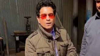 Sachin Tendulkar visits Aman Setu in J-K's Uri Sachin Tendulkar