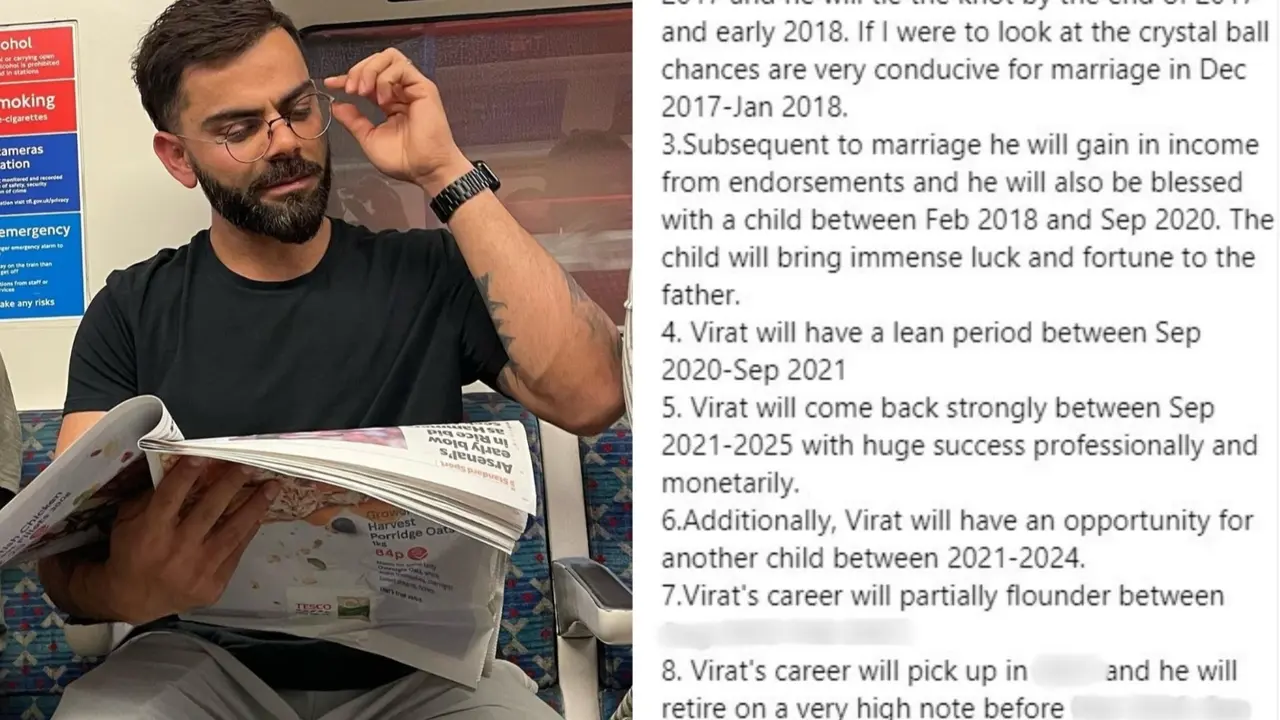 'Marriage in 2017, baby in 2024, Kohli to retire in...': Astrologer STUNS with SPOT-ON predictions Virat Kohli
