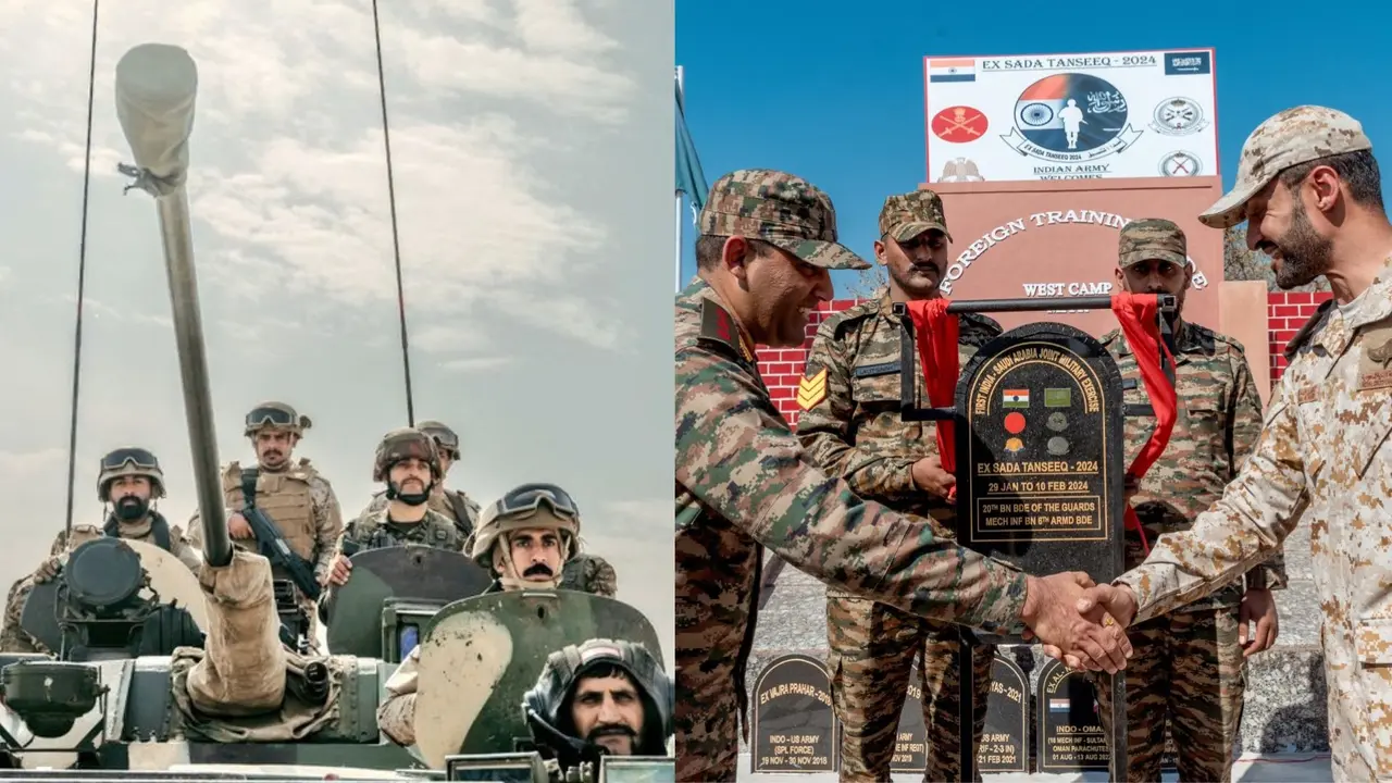 First-Ever India-Saudi Joint Military exercise, Sada Tanseeq, Concludes Successfully Indian Army-Royal Saudi Land Forces during the drill’s validation at MFFR
