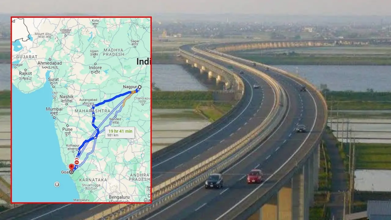 Maharashtra Greenlights Nagpur-Goa Shaktipeeth Expressway, Cutting Travel Time from 20 to 8 Hours Maharashtra greenlights Nagpur-Goa Shaktipeeth expressway