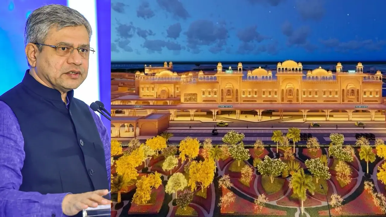 Jaipur Railway Station Set for 'World-Class' Transformation: Heritage Look, Roof Plaza, & More The project encompasses various construction aspects, including the incorporation of an underground basement parking area for commuters.