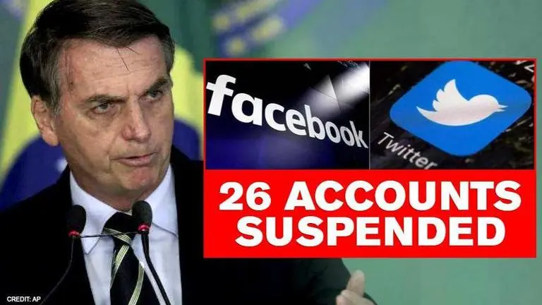 Facebook, Twitter suspend several accounts of Brazilian President's supporters Facebook