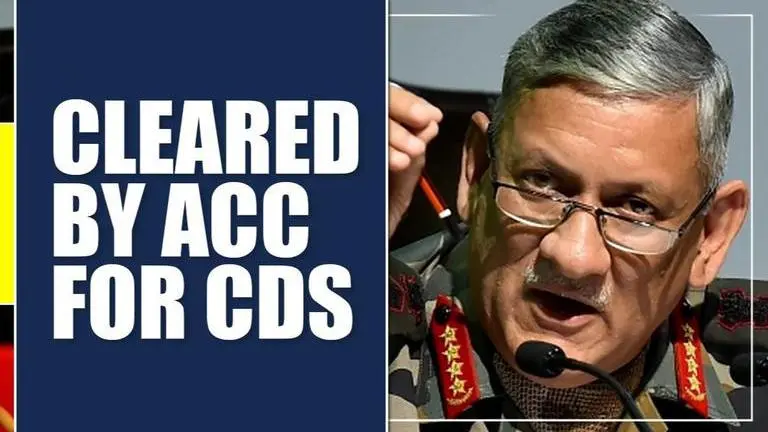 Gen Bipin Rawat to be India's first Chief of Defence Staff (CDS); ACC clears appointment Bipin Rawat