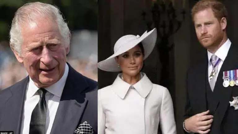 Prince Harry and Meghan and The King