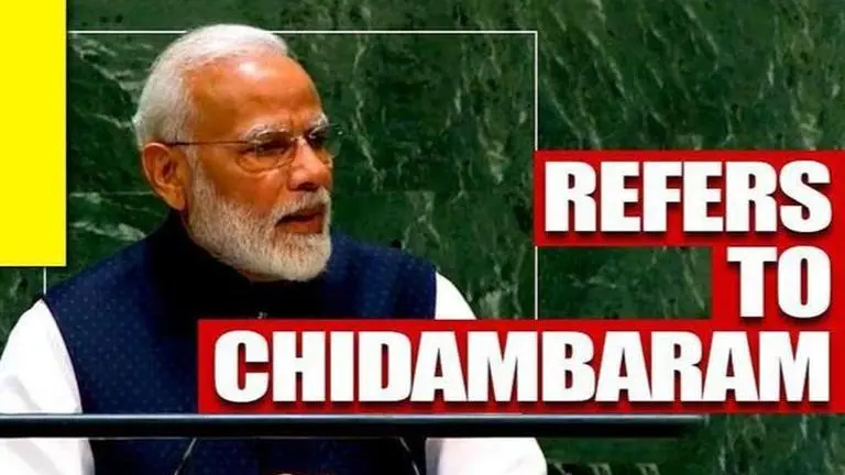 PM Modi indirectly hits out at Chidambaram for destroying Indian banks PM Modi